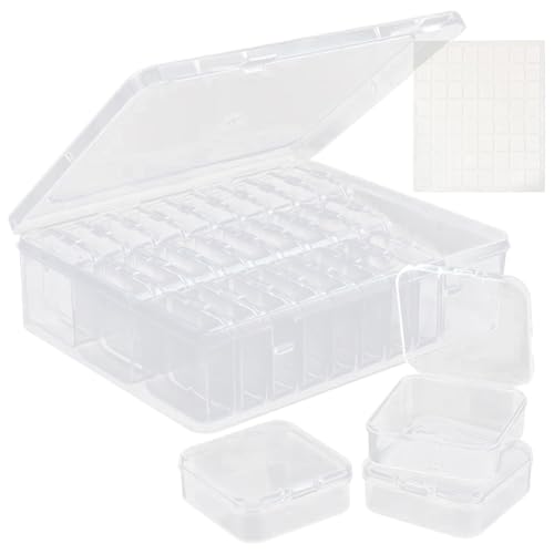 Giwnhvx Aufbewahrungsbox mit Perlen mit großer Aufbewahrungsbox mit Scharnierdeckel, Diamond Art Aufbewahrungsbox zum Organisieren von Schachteln für Bastelzubehör Giwnhvx Aufbewahrungsbox mit Perlen mit großer Aufbewahrungsbox mit Scharnierdeckel, Diamond Art Aufbewahrungsbox zum Organisieren von Schachteln für Bastelzubehör von Giwnhvx