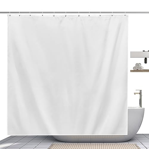 Giwnhvx Duschvorhang 180x180 Textil Badvorhang aus Polyester Stoff Schimmel Wasserabweisend Waschbar Grau mit 13 Duschvorhangringen Giwnhvx Duschvorhang 180x180 Textil Badvorhang aus Polyester Stoff Schimmel Wasserabweisend Waschbar Grau mit 13 Duschvorhangringen von Giwnhvx