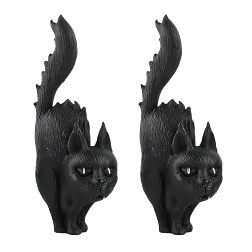 Giwnhvx Halloween Figuren Bücherregal Schreibtisch Dekoration Harz Geist Katze Statue Halloween Horror Atmosphäre Dekoration Schwarz Giwnhvx Halloween Figuren Bücherregal Schreibtisch Dekoration Harz Geist Katze Statue Halloween Horror Atmosphäre Dekoration Schwarz von Giwnhvx
