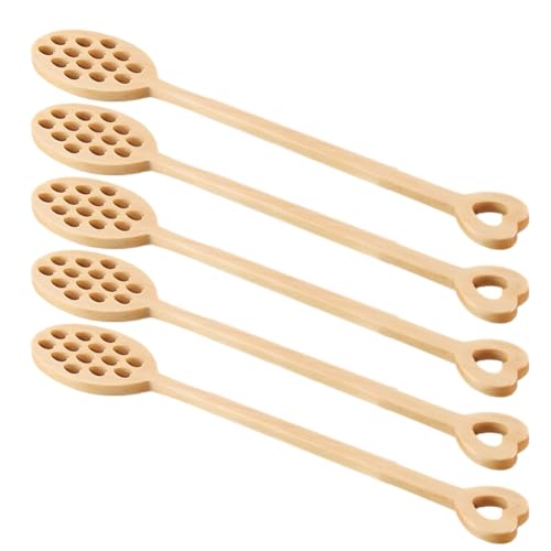 Giwnhvx Holz Rührlöffel H-Oney Löffel Honeycomb Rührstab Löffel Handmixer C von Giwnhvx