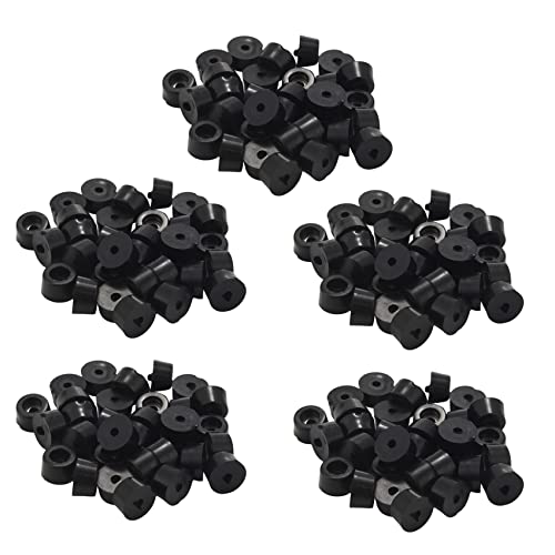Giwnhvx Home Moebel Schwarz Gummifuesse 13 mm x 7 mm 150 PCS von Giwnhvx