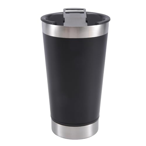 Giwnhvx Kaltbierbecher mit Flaschenöffner, Deckel, Edelstahl-Isolierung, Wasser-Kaffeetassen für Tee, Wärmedämmung, Trinkgeschirr, einfache Installation von Giwnhvx