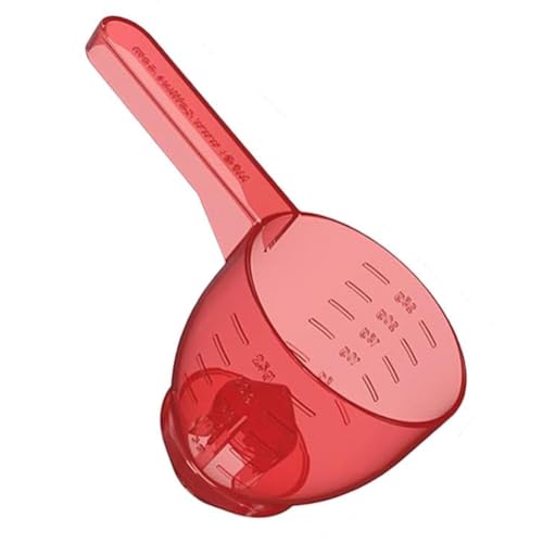 Giwnhvx Klare Messbecher, Messbecher und, Mehrzweck-Mixbecher, Klare Messskalen, Rot von Giwnhvx