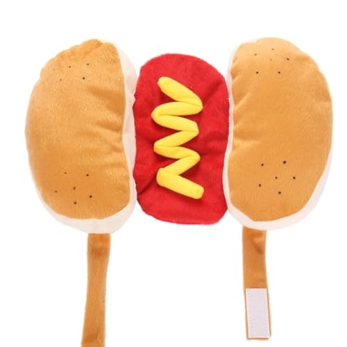 Giwnhvx Lustiges Haustierkostüm, Hot Dog, süßes Katzen- und Welpen-Kostüm, kleine und mittelgroße Hunde, Halloween-Rollenspiel-Geschenk, Größe M Giwnhvx Lustiges Haustierkostüm, Hot Dog, süßes Katzen- und Welpen-Kostüm, kleine und mittelgroße Hunde, Halloween-Rollenspiel-Geschenk, Größe M von Giwnhvx