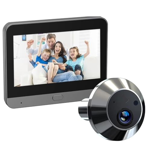 Giwnhvx Mini Smart Life Tuya 3MP 140° Weitwinkel 2,4 GHz WiFi Magic Door Guckloch Eye PIR Kamera Digitaler Türspion Giwnhvx Mini Smart Life Tuya 3MP 140° Weitwinkel 2,4 GHz WiFi Magic Door Guckloch Eye PIR Kamera Digitaler Türspion von Giwnhvx