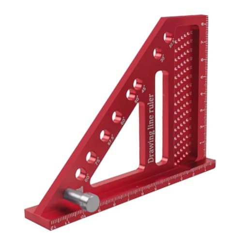 Giwnhvx Multi-Winkel-Messlineal mit Dübel für die Holzbearbeitung Quadratisches Winkelmesser Mitra Dreieck Lineal Hochpräzisions-Layout-Werkzeug B Giwnhvx Multi-Winkel-Messlineal mit Dübel für die Holzbearbeitung Quadratisches Winkelmesser Mitra Dreieck Lineal Hochpräzisions-Layout-Werkzeug B von Giwnhvx