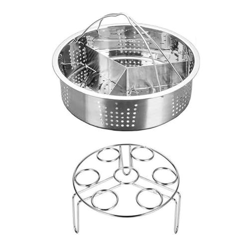 Giwnhvx Multifunktionaler Schnellkochtopf-Dampfgarer, Eierablage, Dampfgarer, Ersatz für Topf, Eier-Dampfgarer von Giwnhvx