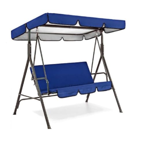 Giwnhvx Pew Sonnenschirm für Hollywoodschaukel, 2/3-Sitzer, Abdeckung für Gartenschaukel, aus Polyester-Taft, wasserdichte Abdeckung für Werkzeuge H von Giwnhvx