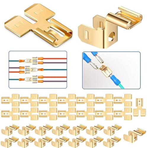 Giwnhvx Piggyback Gabelverbinder Adapter für Gabelklemmen für elektrische Kabel mit Schnelltrennung 30 Stück von Giwnhvx