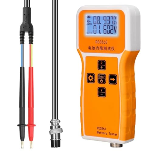 Giwnhvx RC3563 Batteriespannungs-Innenwiderstandstester Trithium-Lithium-Eisenphosphat 18650 Batterietester, Testsonde von Giwnhvx