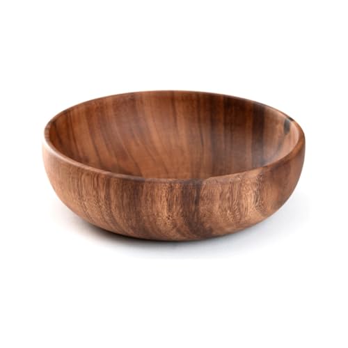 Giwnhvx Salatschüssel aus Holz, rund, Dessert-Display, Serviertabletts, Obst, Lebensmittel, Salate, Snacks, Suppenschüssel für Zuhause, Café, G Giwnhvx Salatschüssel aus Holz, rund, Dessert-Display, Serviertabletts, Obst, Lebensmittel, Salate, Snacks, Suppenschüssel für Zuhause, Café, G von Giwnhvx