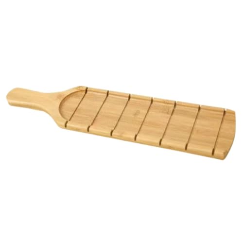 Giwnhvx Schneidebrett aus Holz mit Obsttablett, langer Griff aus Bambus Giwnhvx Schneidebrett aus Holz mit Obsttablett, langer Griff aus Bambus von Giwnhvx