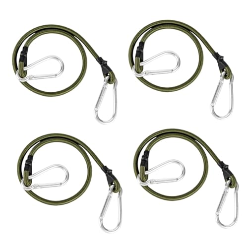 Giwnhvx Schwerlastseil für den Außenbereich Elastische Gurte Set zum Binden des Seils Hooded Seil für Kajak Radfahren 60cm von Giwnhvx