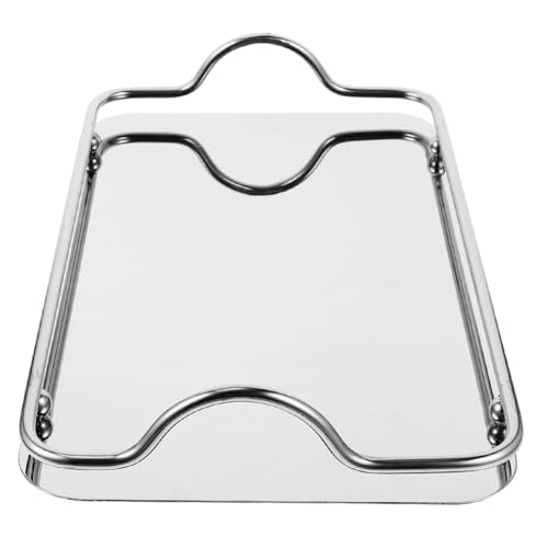 Giwnhvx Serviertabletts für Lebensmittel, Serviertablett, Serviertablett, mit Griffen, für Schmuck, Servierplatte, Garniertes Tablett, Serviertabletts Giwnhvx Serviertabletts für Lebensmittel, Serviertablett, Serviertablett, mit Griffen, für Schmuck, Servierplatte, Garniertes Tablett, Serviertabletts von Giwnhvx