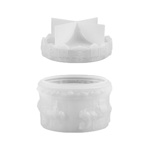 Giwnhvx Set aus Silikonformen für Kerzengläser - Form in und Nachfüllung für Weihnachtsdekorationen für Zuhause, Kerzenhalter in Form von Giwnhvx Set aus Silikonformen für Kerzengläser - Form in und Nachfüllung für Weihnachtsdekorationen für Zuhause, Kerzenhalter in Form von von Giwnhvx