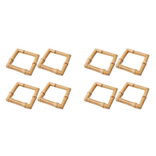 Giwnhvx Set mit 8 Serviettenringen aus Bambusholz, natürliche Serviettenringe, handgemacht im Rattan, Tischdekoration von Giwnhvx