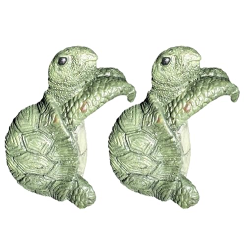 Giwnhvx Simulation von Meerestieren Schildkröte Harz Skulptur Ornamente Garten Hof Blumentopf Dekoration Ornamente von Giwnhvx