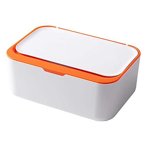 Giwnhvx Staubdichte Taschentuchbox/Aufbewahrungsbox/Maske/Taschentuchbox/Maskenaufbewahrungsbox Orange von Giwnhvx