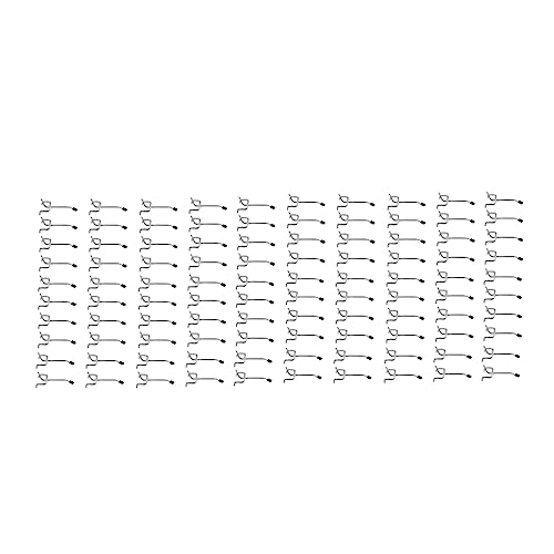 Giwnhvx Stecktafel-Haken, 5,1 cm, 100 Stück von Giwnhvx