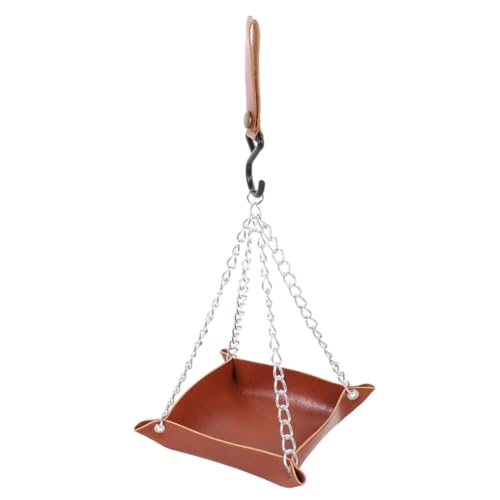 Giwnhvx Tablett für Vogelfutterspender Wasserschale zum Aufhängen für Vögel Vogelfutter Garten Terrasse Outdoor Vogelfutter zum Aufhängen einfach zu installieren von Giwnhvx