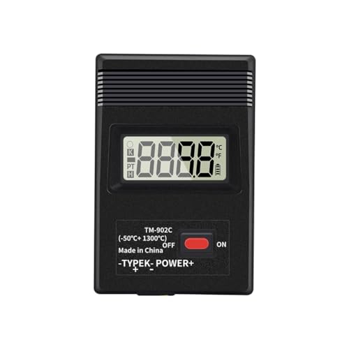 Giwnhvx Temperaturdetektor Thermodetektor Meter TM-902C K Typ Digital LCD -50℃ bis 1300℃ Giwnhvx Temperaturdetektor Thermodetektor Meter TM-902C K Typ Digital LCD -50℃ bis 1300℃ von Giwnhvx