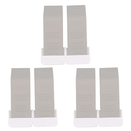 Giwnhvx Türstopper, 6 Stück, hochwertig, strapazierfähig, Gummikeil mit dekorativem Aufbewahrungshalter, perfekter Türstopper Giwnhvx Türstopper, 6 Stück, hochwertig, strapazierfähig, Gummikeil mit dekorativem Aufbewahrungshalter, perfekter Türstopper von Giwnhvx