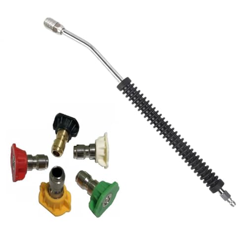 Giwnhvx Wassersprühdüse Lange Stange Garten Sprinkler mit Einstellbarer HEA Hochdruck-Bewässerungsschlauchdüse Auto Jet Washer Giwnhvx Wassersprühdüse Lange Stange Garten Sprinkler mit Einstellbarer HEA Hochdruck-Bewässerungsschlauchdüse Auto Jet Washer von Giwnhvx