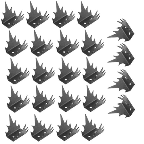 Giwnhvx Zaunmauer Spikes Sicherheitszaun Spikes Anti-Intrusion Zaun Mauer Spikes Anti Klettern Zaun Abschreckgerät von Giwnhvx