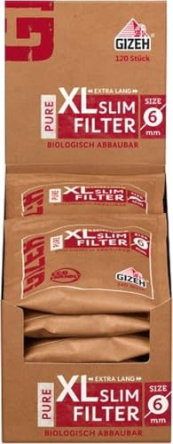 Zigarettenfilter Gizeh Pure XL Slim 10 Beutel à 120 Filter Zigarettenfilter Gizeh Pure XL Slim 10 Beutel à 120 Filter von Marlboro