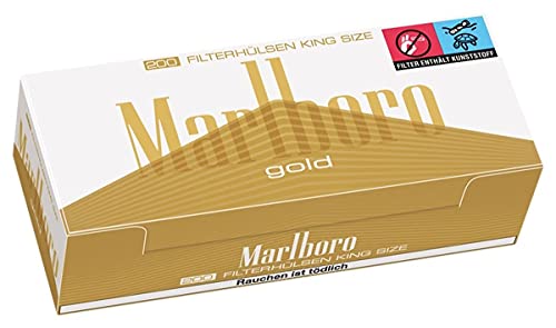 1.000 Marlboro Gold Filterhülsen von Gizeh