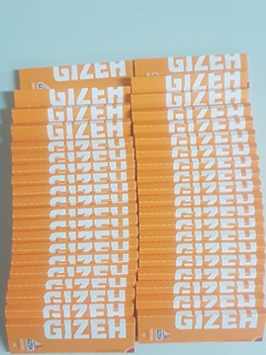 GIZEH Gelb Original - Kurzes Papier - 100 Heftchen a 50 Blättchen = 5000 Blättchen von Gizeh