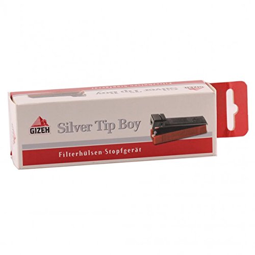 Gizeh 2 x tip giza machine boy zigarettenstopfer silber von Gizeh