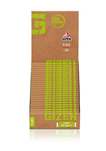 Gizeh Pure Fine 25 × 50 Blättchen/Zigarettenpapier - ECO Friendly! von Gizeh