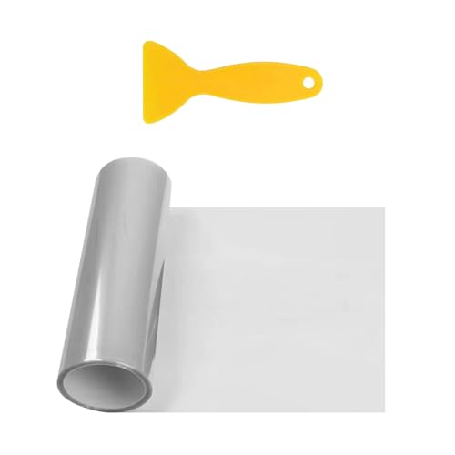 GizuInseti Tönungsfolie Auto Scheinwerfer Rückleuchten Folie 30 * 120Cm, Lampenfolie Folie Für Scheinwerfer Ückleuchten, Schutzfolie Sticker Auto Passgenau Selbstklebende (Durchsichtig) von GizuInseti