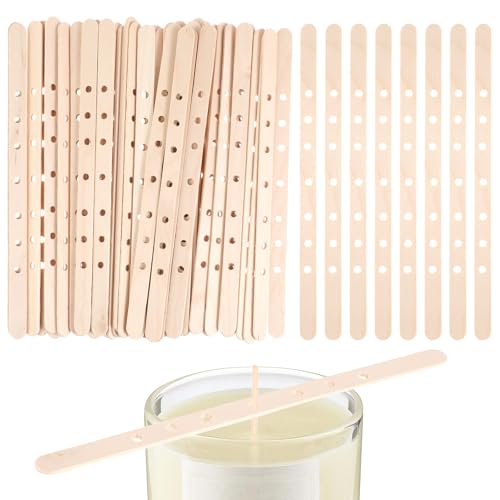 Gjinxi 100 Stück Dochthalter Holz Holzstäbchen Kerzendochte 7 Löcher Kerzendocht Halter Wooden Candle Wick Holders Docht Zentriervorrichtung Holzdochte für Kerzenherstellung DIY Kerzen Selber Machen Gjinxi 100 Stück Dochthalter Holz Holzstäbchen Kerzendochte 7 Löcher Kerzendocht Halter Wooden Candle Wick Holders Docht Zentriervorrichtung Holzdochte für Kerzenherstellung DIY Kerzen Selber Machen von Gjinxi