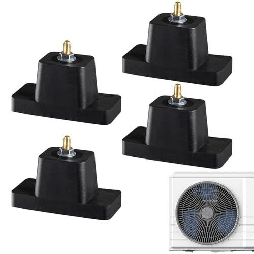 GjnjfdF Anti-Vibrations-Pads – 4 Stück Akustische Isolierung Kompressor – Halterung Anti-Vibration, stoßabsorbierend für Klimaanlage, Poolpumpe, Generator, Haus und GjnjfdF Anti-Vibrations-Pads – 4 Stück Akustische Isolierung Kompressor – Halterung Anti-Vibration, stoßabsorbierend für Klimaanlage, Poolpumpe, Generator, Haus und von GjnjfdF