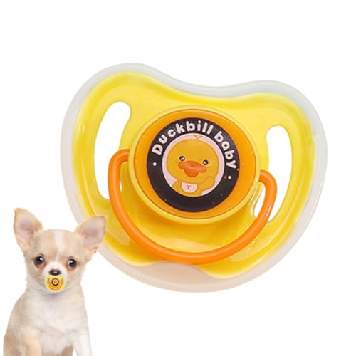 GjnjfdF Beruhigungssauger Für Hunde | Beruhigender Welpen Beiß- und Kauartikel,Kleines Silikon Beißspielzeug Für Katzen Und Hunde Zur Zahnungshilfe Als Reisebegleiter von GjnjfdF