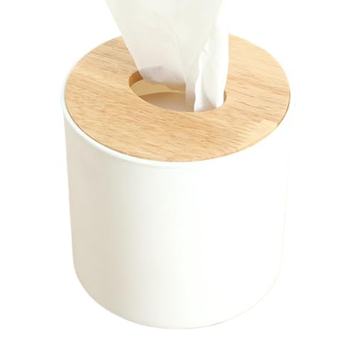 GjnjfdF Desktop-Taschentuch-Organizer, Taschentuchhalter für den Schreibtisch - Desktop-Rollenpapierhalter aus Keramik | Minimalistische, ästhetische Aufbewahrungsbox für Rollenpapier für Küche, von GjnjfdF