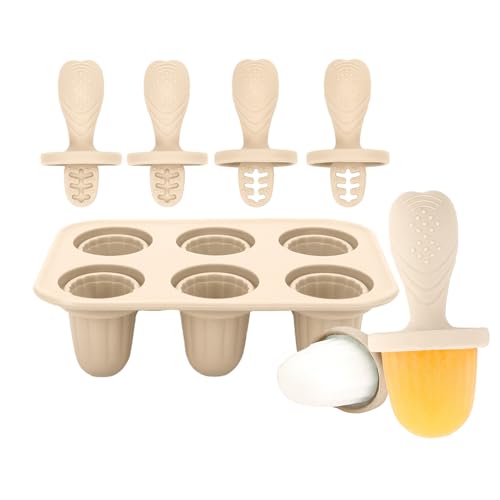 GjnjfdF Eisformen Für Kinder | Backform Für Hausgemachte Kinder Kuchenpops Mit 6 Fächern - Wiederverwendbare Silikonform Für Selbstgemachte Gefrorene Leckereien Und Kreative Dessertzubereitung GjnjfdF Eisformen Für Kinder | Backform Für Hausgemachte Kinder Kuchenpops Mit 6 Fächern - Wiederverwendbare Silikonform Für Selbstgemachte Gefrorene Leckereien Und Kreative Dessertzubereitung von GjnjfdF