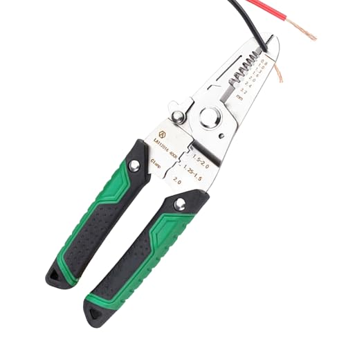 GjnjfdF Elektriker-Kabelschneider, Abisolierzange,Multifunktions-Wickeldraht-Handwerkzeug - Hochpräzise Wickeldraht-Handwerkzeuge, elektrische Anschlusszangen für präzises Crimpen GjnjfdF Elektriker-Kabelschneider, Abisolierzange,Multifunktions-Wickeldraht-Handwerkzeug - Hochpräzise Wickeldraht-Handwerkzeuge, elektrische Anschlusszangen für präzises Crimpen von GjnjfdF