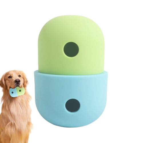 GjnjfdF Futterspender Spielzeug Für Hunde - Silikon Kauspielzeug Reinigungsball,Multifunktionelles Leckerli Spielzeug für kleine und mittlere Hunde GjnjfdF Futterspender Spielzeug Für Hunde - Silikon Kauspielzeug Reinigungsball,Multifunktionelles Leckerli Spielzeug für kleine und mittlere Hunde von GjnjfdF