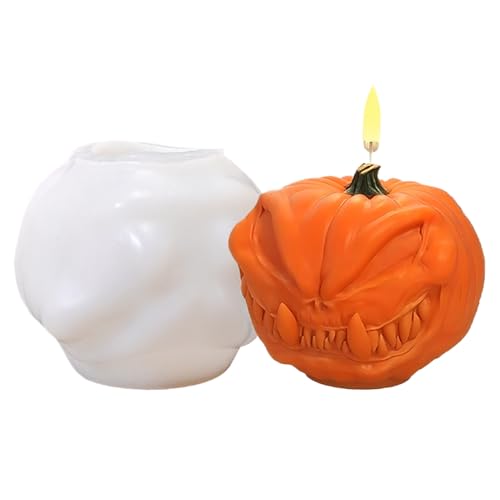GjnjfdF Halloween Kerzenformen,Seifengussform Silikon | Gips Handwerkform Mit Einfacher Entnahme Für Halloween Deko Und Aromatherapie GjnjfdF Halloween Kerzenformen,Seifengussform Silikon | Gips Handwerkform Mit Einfacher Entnahme Für Halloween Deko Und Aromatherapie von GjnjfdF
