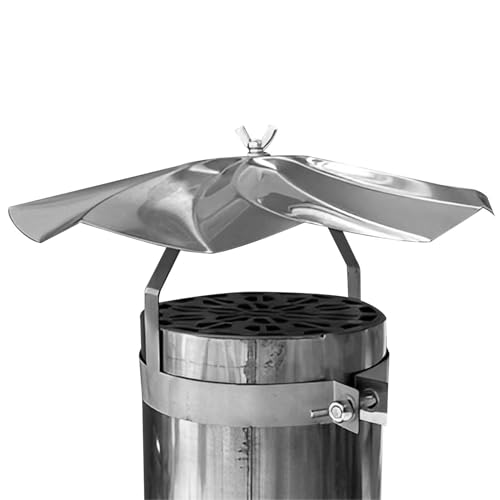 GjnjfdF Kaminabdeckung, Kaminabdeckungen außen CAP | Edelstahl Dachkegel Sensor | Bidor Außen, Schneestaubschutz für den Rohr von GjnjfdF