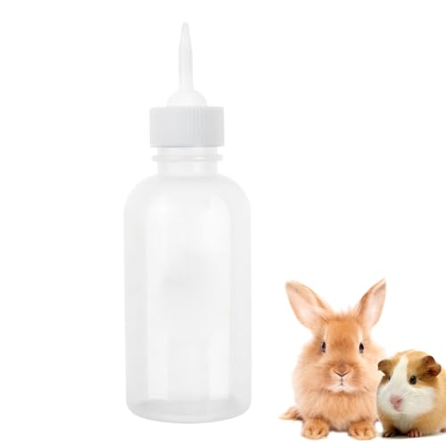 GjnjfdF Katzenflasche Für Babys - Futterspender Behälter - 120 Ml Weiche Trinkflasche Für Katzen Welpen Hamster Camping Reisen Auto Zu Hause von GjnjfdF
