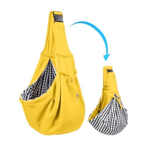 GjnjfdF Kleine Hundetrage,Wendbare Haustier-Tragetasche für kleine Hunde - Freihändig umkehrbare Umhängetasche für kleine Hunde mit verstellbarem Riemen für Haustiere im Freien und auf Reisen GjnjfdF Kleine Hundetrage,Wendbare Haustier-Tragetasche für kleine Hunde - Freihändig umkehrbare Umhängetasche für kleine Hunde mit verstellbarem Riemen für Haustiere im Freien und auf Reisen von GjnjfdF