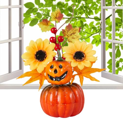 GjnjfdF Kürbisdekoration, Kürbis Herbstdeko Mit Sonnenblumen, Tischdekoration Für Ecke Bad Kamin Wohnzimmer Schreibtisch GjnjfdF Kürbisdekoration, Kürbis Herbstdeko Mit Sonnenblumen, Tischdekoration Für Ecke Bad Kamin Wohnzimmer Schreibtisch von GjnjfdF