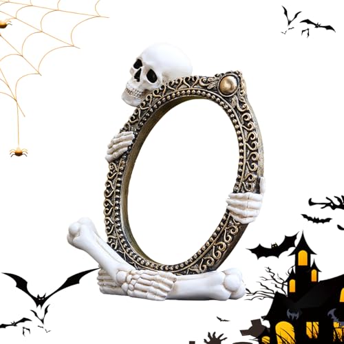 GjnjfdF Skelett-Figuren - Desktop Deko Für Halloween | Resin Halloween Skulptur Rahmen Für Nachttisch Bücherregal Vitrine Ankleidetisch GjnjfdF Skelett-Figuren - Desktop Deko Für Halloween | Resin Halloween Skulptur Rahmen Für Nachttisch Bücherregal Vitrine Ankleidetisch von GjnjfdF
