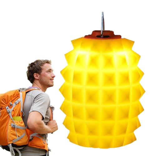 GjnjfdF Tischlampenschirm - Silicone Camping Laternen Abdeckhüllen - Ästhetische Ambiente Ananasform Deko Lampe für Wanderreisen Angeltouren Outdoor Aktivitäten GjnjfdF Tischlampenschirm - Silicone Camping Laternen Abdeckhüllen - Ästhetische Ambiente Ananasform Deko Lampe für Wanderreisen Angeltouren Outdoor Aktivitäten von GjnjfdF