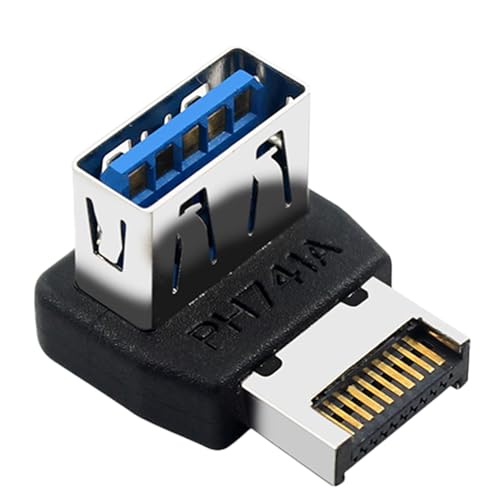 GjnjfdF USB Mainboard Adapter,Computer-Motherboard-USB-3.1-zu-Typ-E-Header-Konverter - Plug-and-Play-Konfigurationspanel mit 90-Grad-Typ-E-Header für Jugendliche GjnjfdF USB Mainboard Adapter,Computer-Motherboard-USB-3.1-zu-Typ-E-Header-Konverter - Plug-and-Play-Konfigurationspanel mit 90-Grad-Typ-E-Header für Jugendliche von GjnjfdF