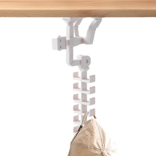 GjnjfdF Wand Haken - Klebehaken für Mützen - Roboter Design Platzsparend Aufhänger Multifunktion Halterung Für Rucksack Kleidung Tasche von GjnjfdF